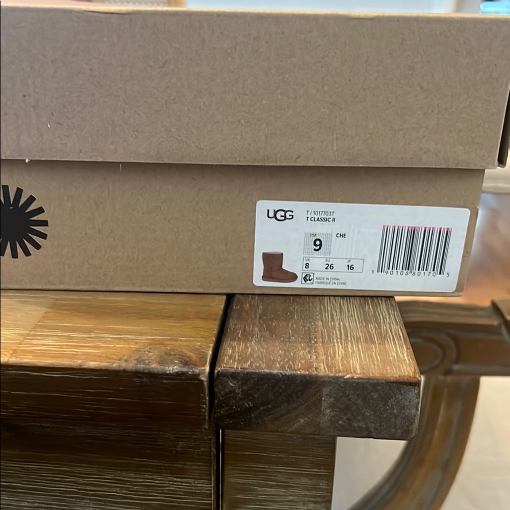 UGG kids T Classic II Tan Boots